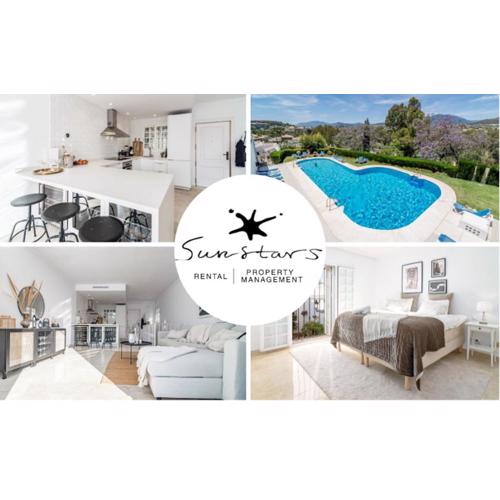 Stunning 2 bedroom Townhouse with Serene Terrace and Charming Mountain Views