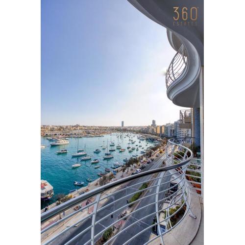 Stunning Seafront 3BR Apt with Terrace in Sliema by 360 Estates