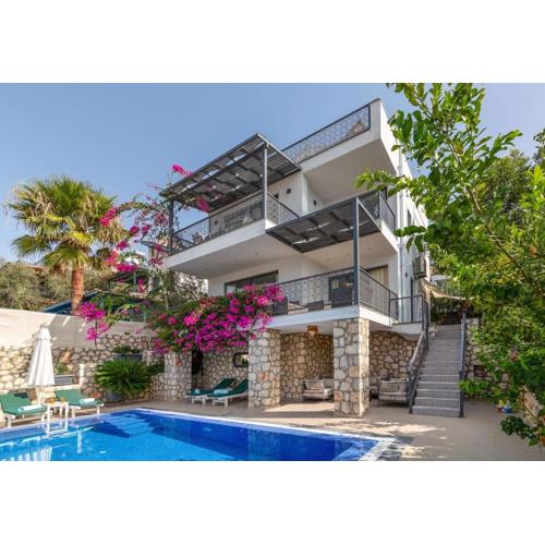 Stunning Villa in Kalkan With Pool and Sea Vistas