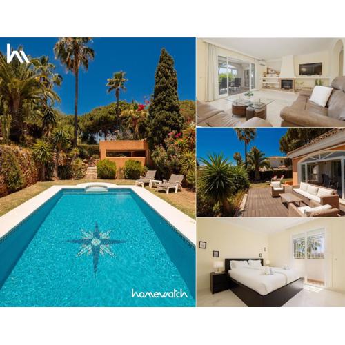 Stunning villa with private pool in Elviria next to golf course