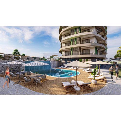 Stylish 1BR Flat Pool View & 10 min Walk to Beach