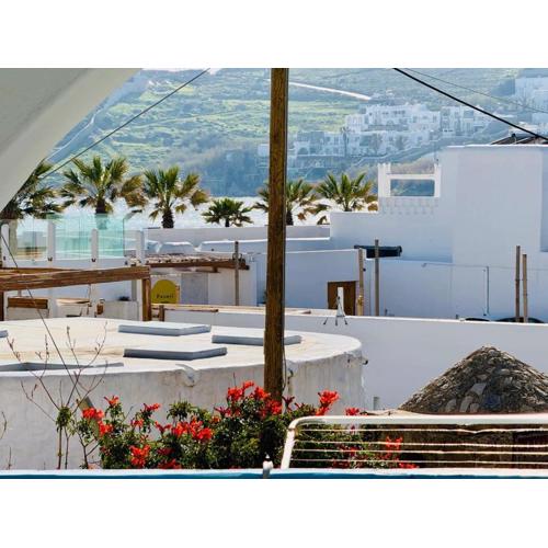 Stylish 2 Bd Escape Apt with Patio at Ornos Beach