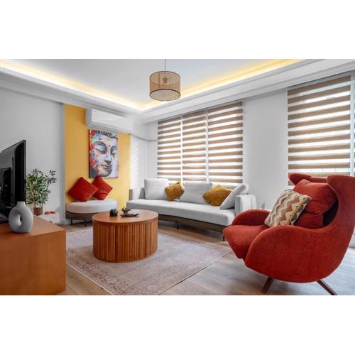 Stylish Boho 1BR Steps from Trendy Tomtom