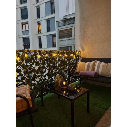Stylish Studio w Balcony in 16th - Eiffel Tower