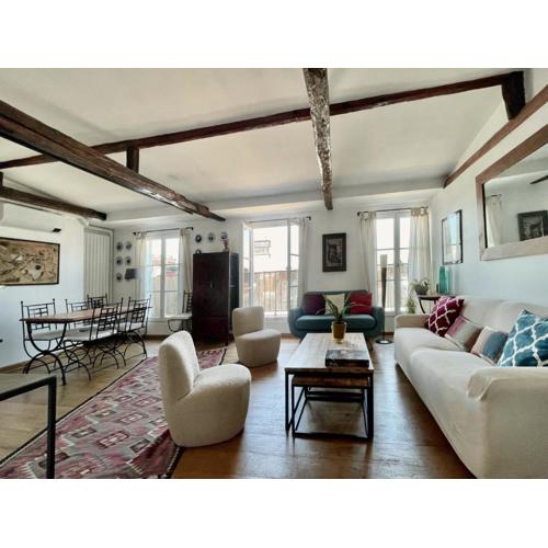 Suite du Prince, 70 sqm AC lift terrace garage