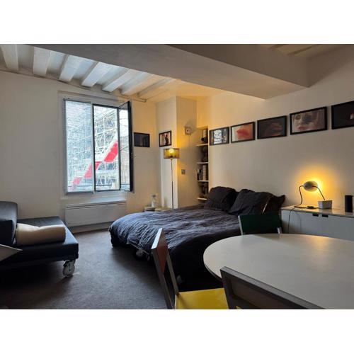 Suite indépendante studio top centre Marais