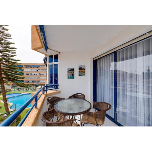 Sunny Apartment with Pool, 200m from the Sea