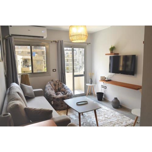 Sunny Haven 1BR Apartment near Cairo Airport