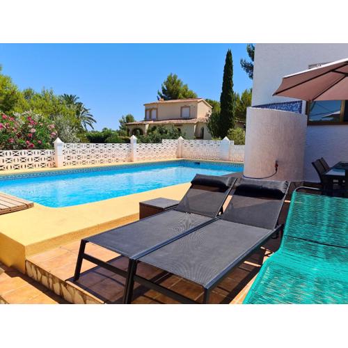 Sunny Villa in Dénia with Private Pool and Sea View