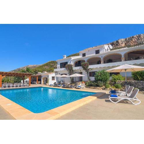 Sunset Villa Javea with private pool,tennis and padel court
