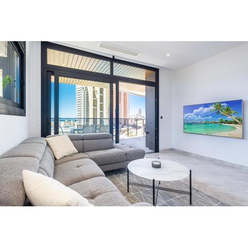 Sunset Waves IV by Coblanca Rentals