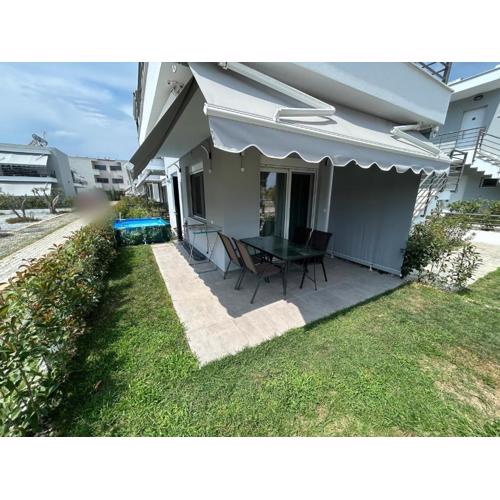 Sunshine Ofrynio Apartment with private pool 260cm x 160cm during summer