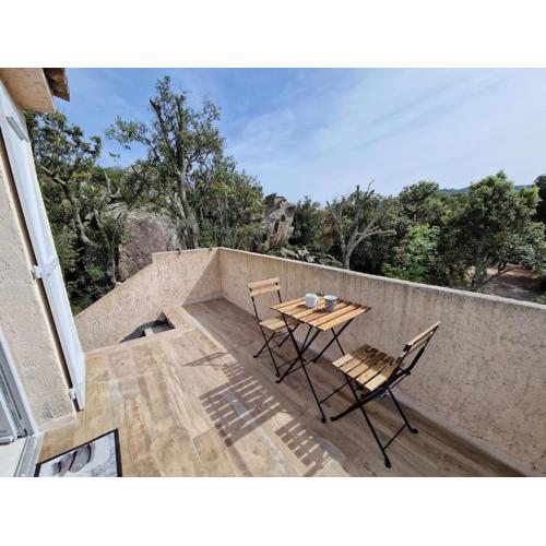 Superbe studio 150m plage Santa Giulia