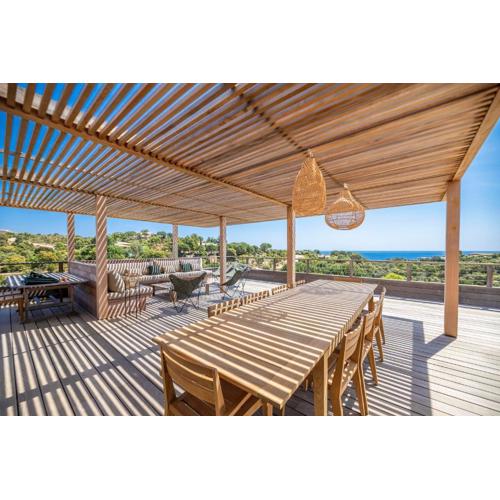 Superbe Villa Porto Vecchio vue mer plage à pied