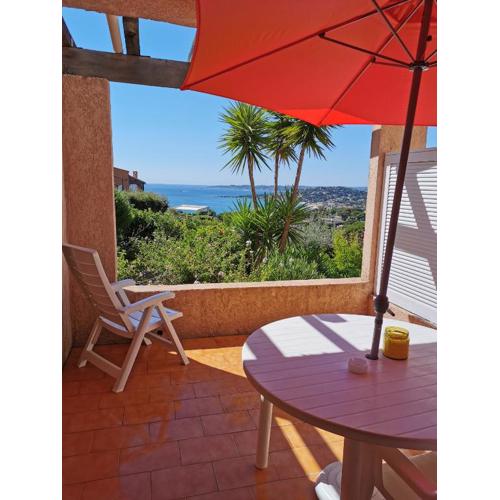 Superbe vue mer à Sainte Maxime T2 Climatisé