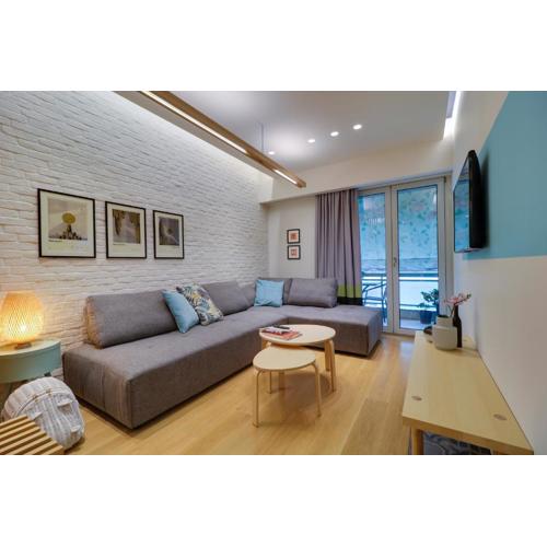 Superior Central Apt|3min to Metro|AC|Netflix|iMac