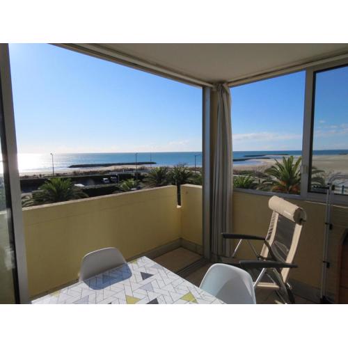 T2 à Sète, 30m², Vue Mer, Parking Privé - FR-1-472-134