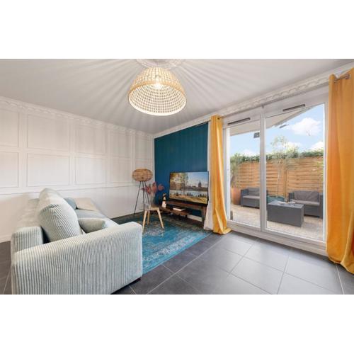 T2 Havre de paix 1 à 4 p - Terrasse - parking - piscine - salle sport - tennis