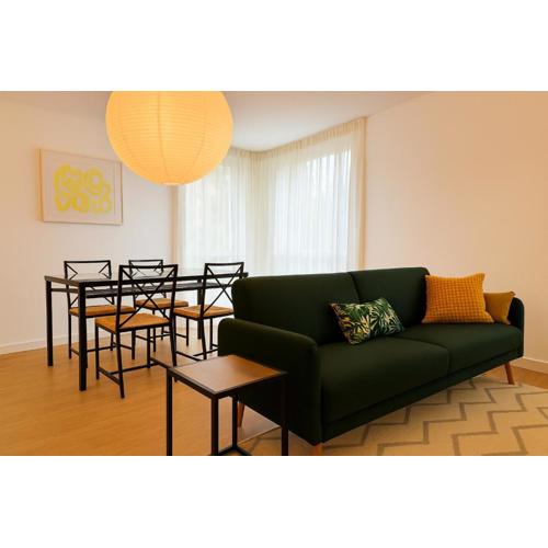 T2 lumineux cosy avec terrasse privée - parking privée & métro 5 min - proche centre ville