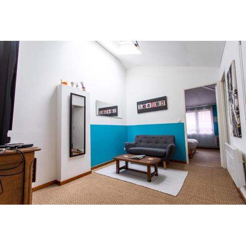 T2 Toulouse 40m2, Lit Queen Size, Climatisation, quartier sympa, Terrasse