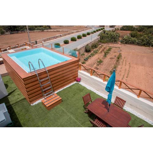 Tal-Karmnu Entire house with private heated pool and jacuzzi