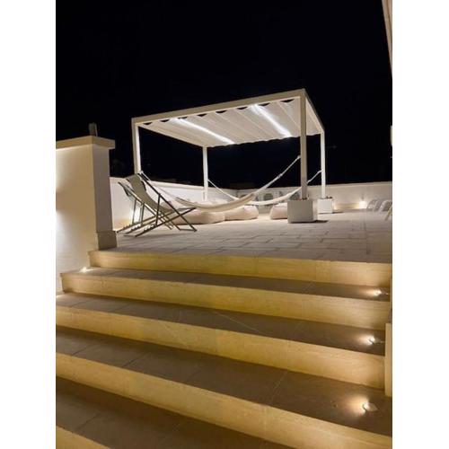 Terrace in the center