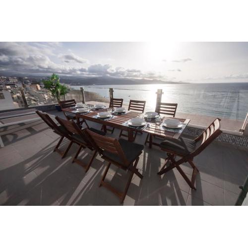 Terrace Penthouse Las Canteras beach