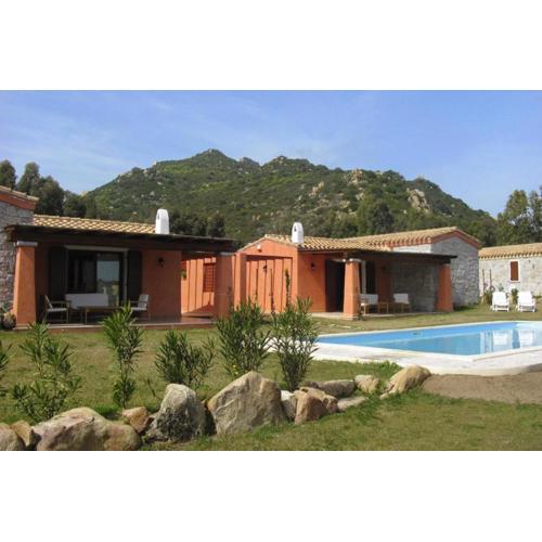 Terraced bungalows, on the Costa Rei