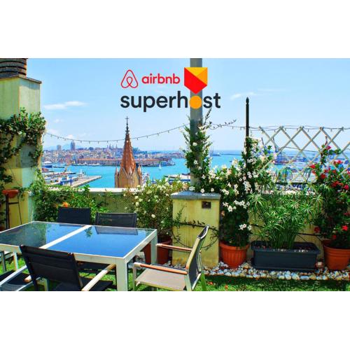 Terrazza su Genova - Attico Panoramico vicino Acquario e Centro Città