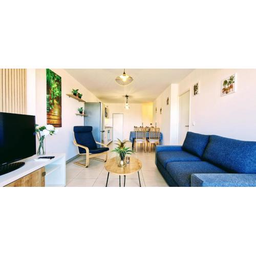 Thau-Indigo, Appt Neuf, Proximité plages, Parking, Climatisé