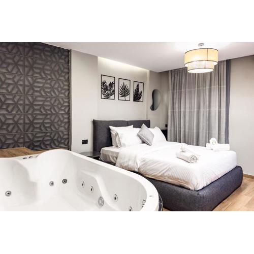 The 1BDR Slate Space w Jacuzzi 5min to CAI Airport