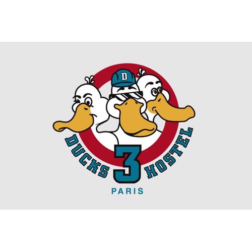 The 3 Ducks Eiffel Tower by Hiphophostels