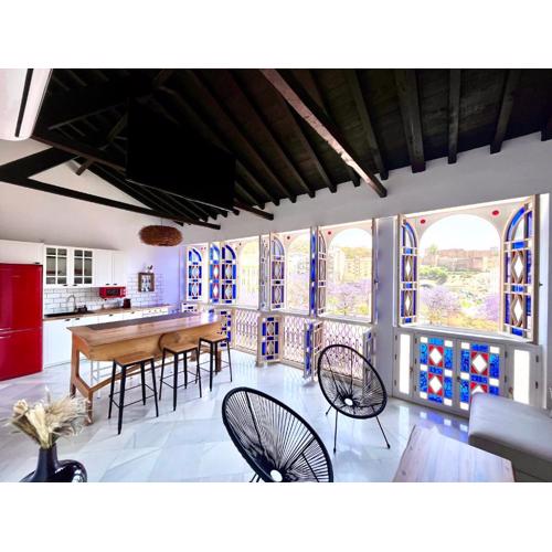 The Picasso Penthouse Alcazaba views