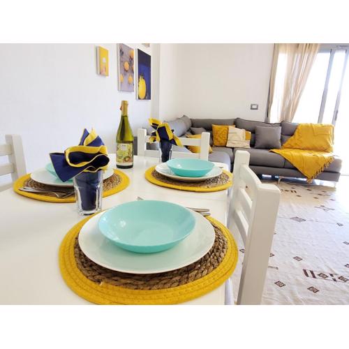 The Yellow Apartment in Durres