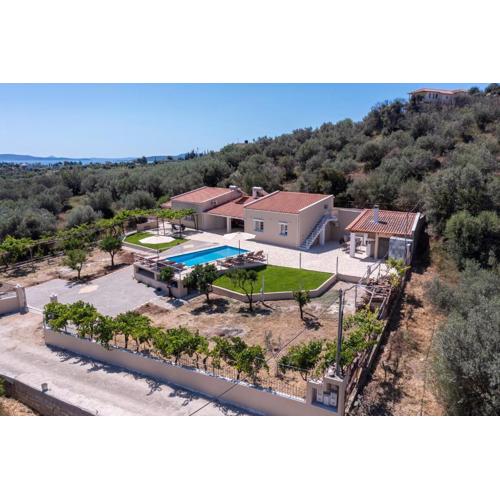 Tolo Villa Natura with Pool for 8 - private, luxury accommodation