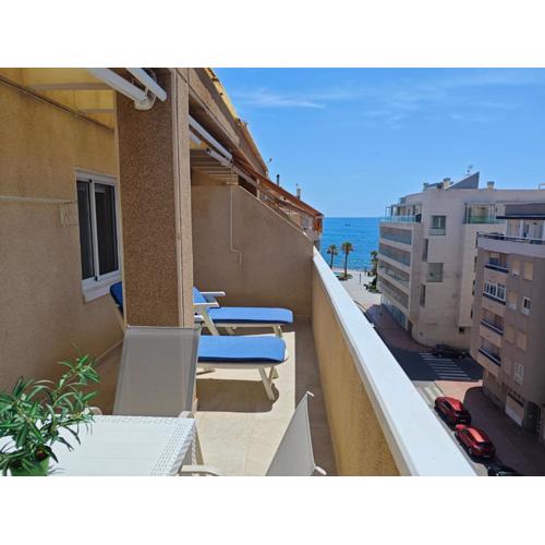 Top Floor Apartment with Terrace Near the Beach