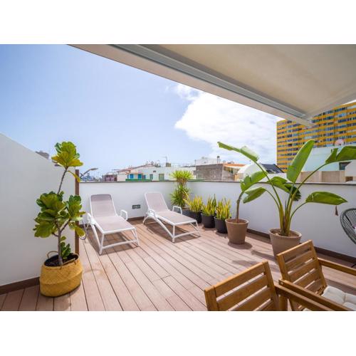 TopSun - Rooftop apartment with large terrace