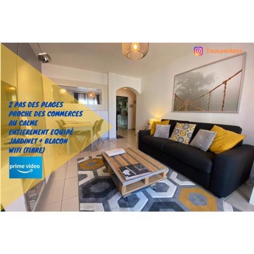 ToulonHost - Le Litardi - Superbe T2 - 2 pas des plages - Clim - Fibre