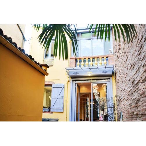 TOULOUSAINE DE STANDING - GARAGE - COUR - CINEMA