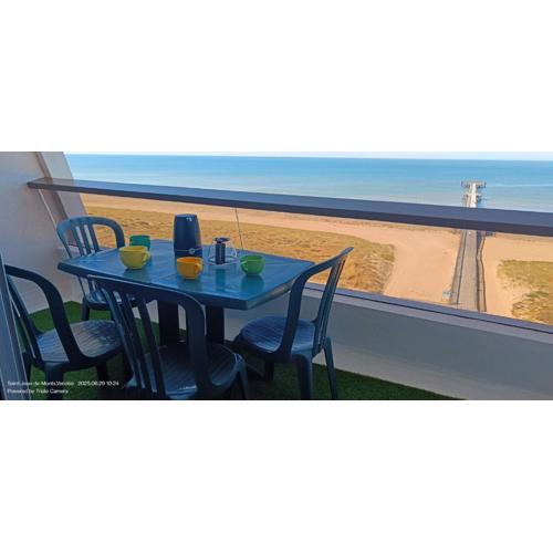 Très bel appartement accès direct sur plage, vue sur mer - 2 pièces - 4 pers