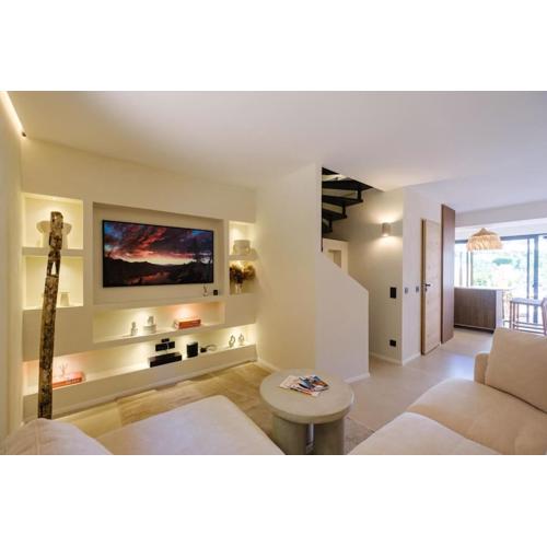Triplex vue mer 100m plage Golfe de St Tropez