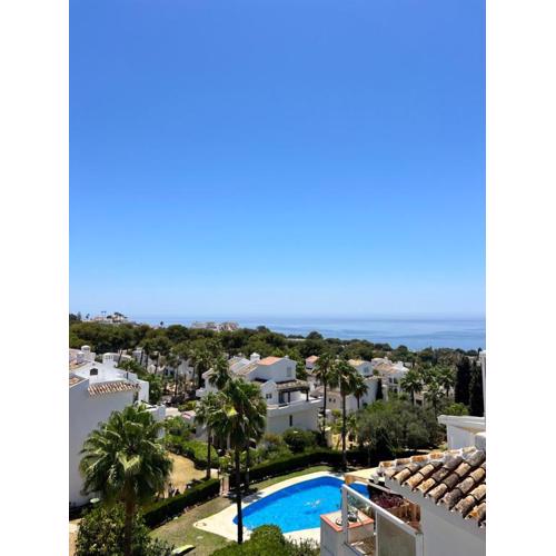 Two bedroom, two bathroom, balcony, pool area, view