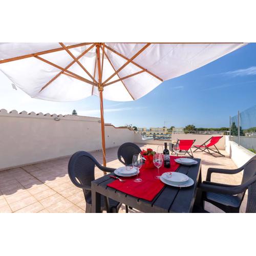 Txa Vì - Terrace with sea view