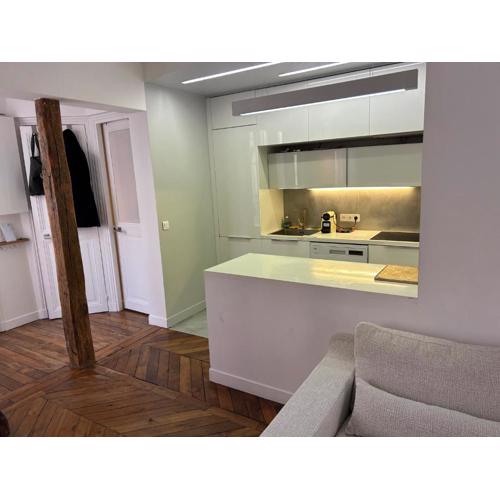 Typical Parisian flat Central Paris by Montmartre