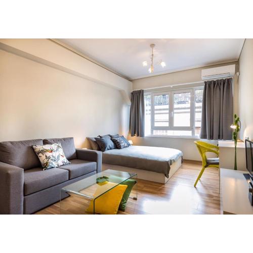 Unlock Athens from sunny studio near Acropolis