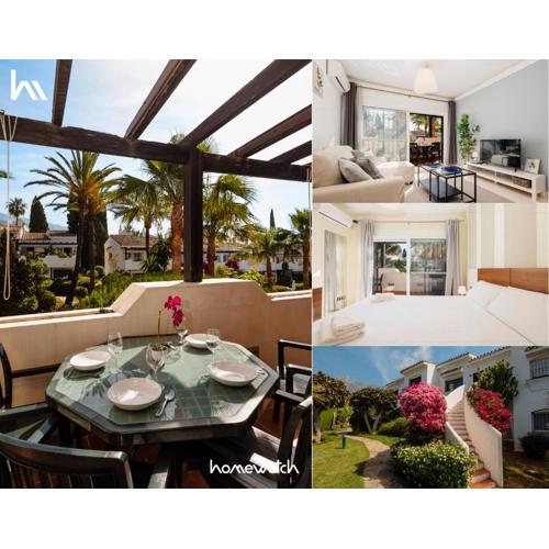 Vacation home in the best location, with terrace, pool and BBQ, in Marbella Center