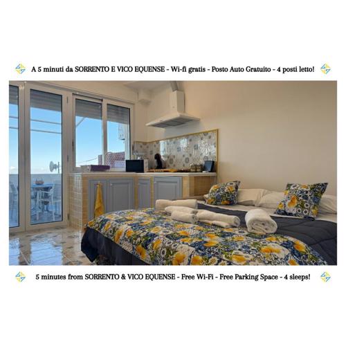 VICO EQUENSE - Casa con POSTO AUTO e Vista sul Mare a 10 minuti dalle spiagge