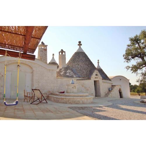 Villa 4 trulli, sea view, vista mare, isolata