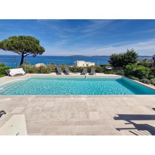 Villa 5 pièces + T2, piscine, clim, bord de mer, 10-12 pers - FR-1-780-3