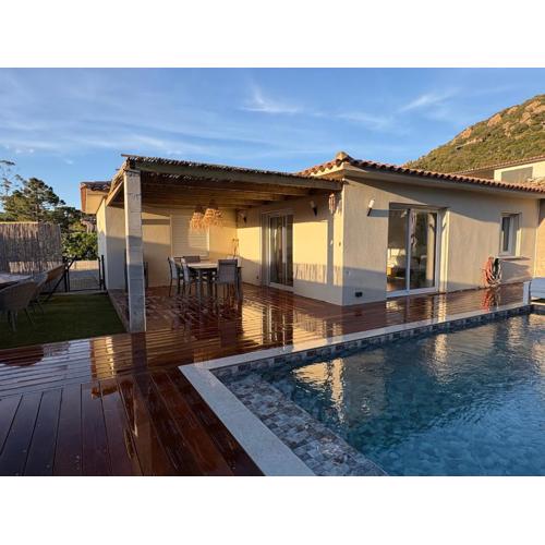 Villa A Casa Leo baie Porto Vecchio piscine privée chauffée à 5 min des plages de Palombaggia Santa Giulia